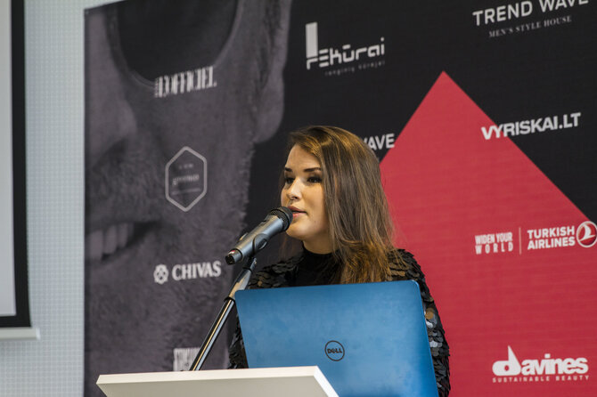 Vido Černiausko nuotr./Marijos Palaikytės seminaras apie vyrų mados tendencijas