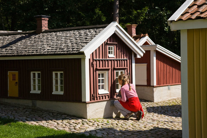 Vida Press nuotr./Astrid Lindgren teminis parkas Vimerbyje, Švedijoje
