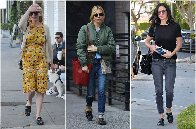 Vida Press nuotr./Kirsten Dunst, Sienna Miller ir Courteney Cox