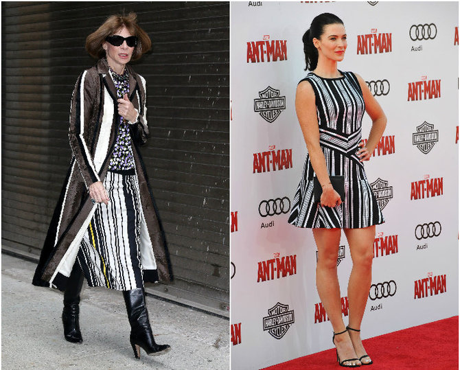 Vida Press nuotr./Anna Wintour ir Bridget Regan