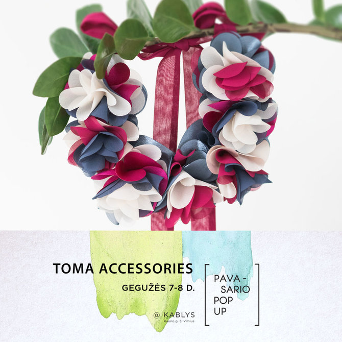 Organizatorių nuotr./„Pavasario Pop Up“: „Toma accessories“