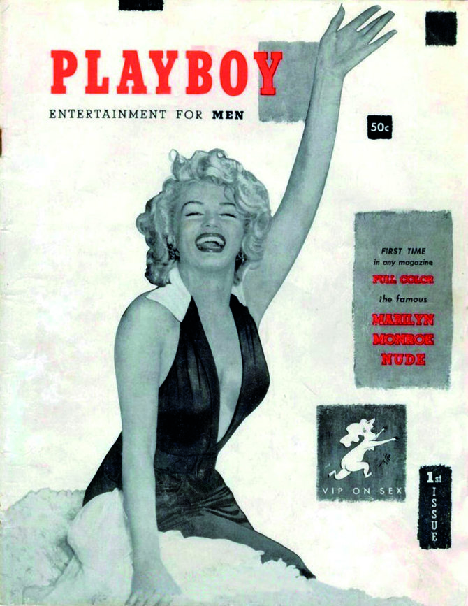 Vida Press nuotr./Pirmasis „Playboy“, 1953 m.