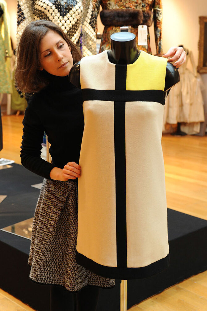 Vida Press nuotr./Yves’o Saint Laurent’o „Mondrian“ suknelė