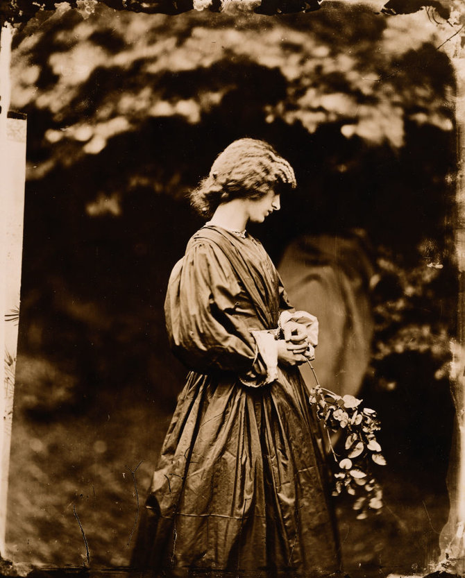 Vida Press nuotr./Jane Burden-Morris. Johno Roberto Parsonso fotografija, 1865 m.