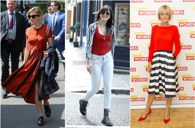 Vida Press nuotr./Sienna Miller, Daisy Lowe, Jane Moore