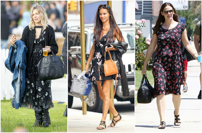 Vida Press nuotr./Sienna Miller, Adriana Lima, Jennifer Garner