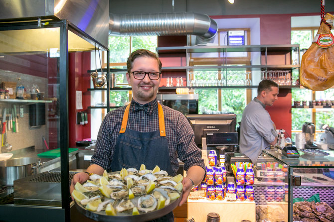 Juliaus Kalinsko / 15min nuotr./„ASSORTI Gourmet“ parduotuvės-bistro Halės turguje atidarymas