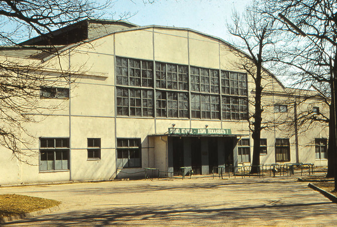 Stanislovo Lukošiaus. Kauno miesto muziejaus fondų nuotr./Kauno sporto halė. 1965 m.