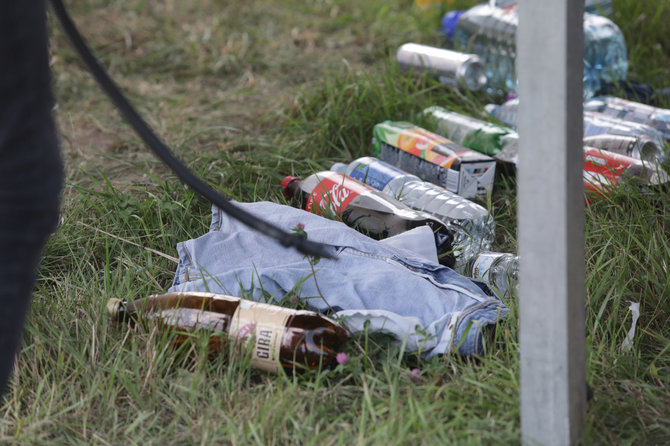 Eriko Ovčarenko / 15min nuotr./Festivalio dalyvių patikros punktas