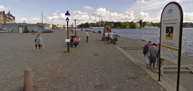 Google street view nuotr./Krantinė Švedijoje