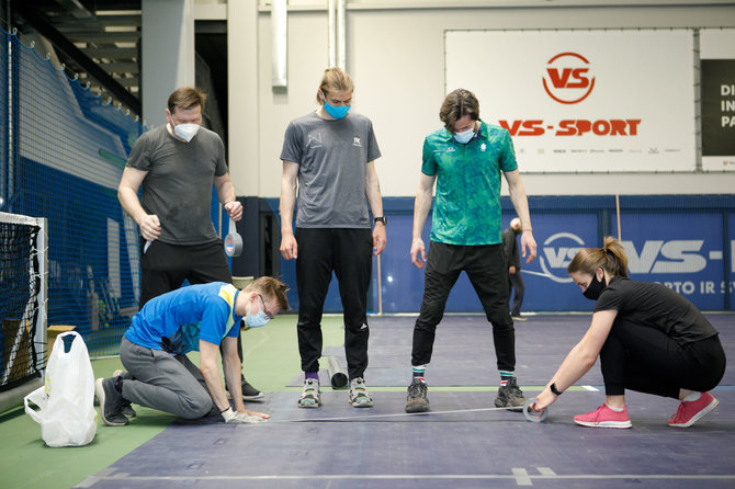 Eriko Ovčarenko / 15min nuotr./Kęstučio Navicko badmintono aikštelės „Megoje“