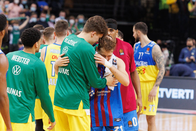 Erikas Ovčarenko/BNS/Kauno „Žalgiris“ – Barselonos „Barcelona“ 