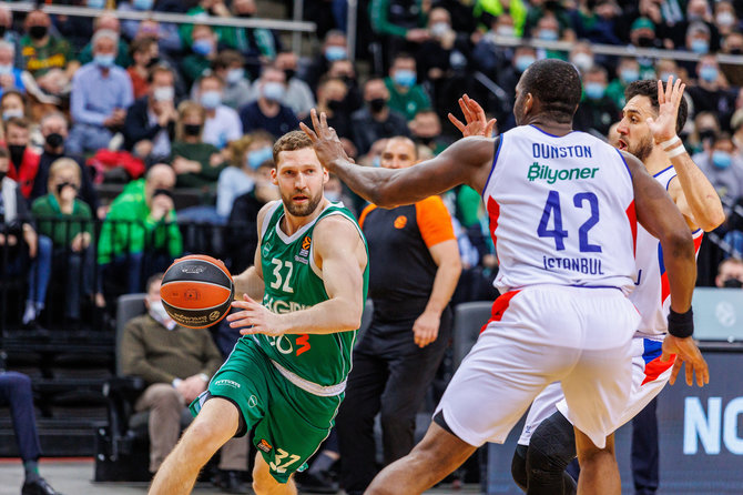 Eriko Ovčarenko / BNS nuotr./Kauno „Žalgiris“ – Stambulo „Anadolu Efes“