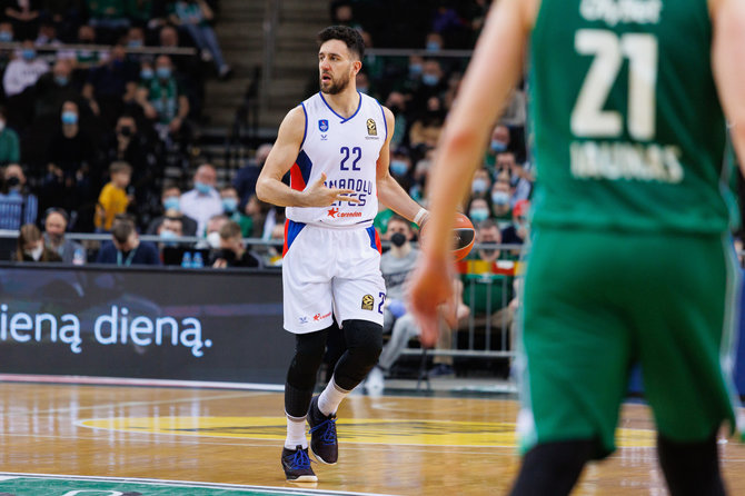 Eriko Ovčarenko / BNS nuotr./Kauno „Žalgiris“ – Stambulo „Anadolu Efes“