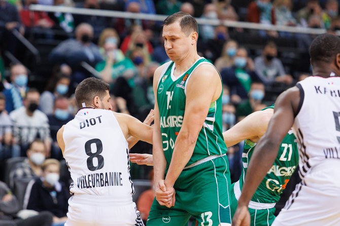 Eriko Ovčarenko / BNS nuotr./Kauno „Žalgiris“ – Vilerbano ASVEL