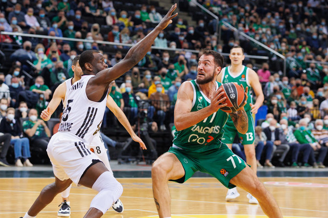 Eriko Ovčarenko / BNS nuotr./Kauno „Žalgiris“ – Vilerbano ASVEL