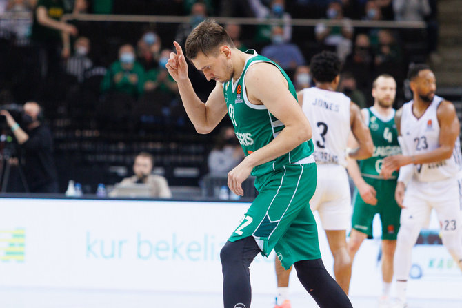 Eriko Ovčarenko / BNS nuotr./Kauno „Žalgiris“ – Vilerbano ASVEL