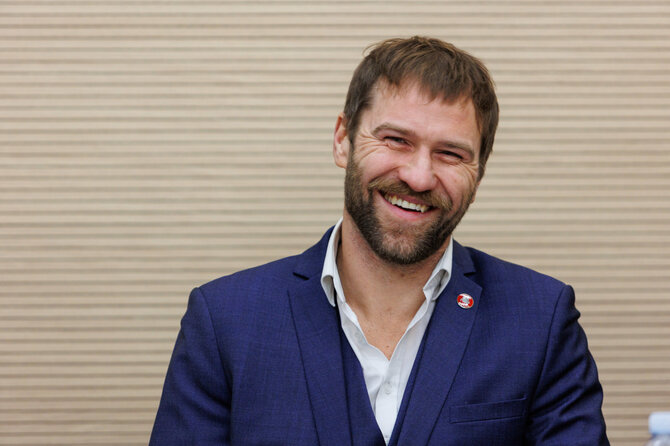 Eriko Ovčarenko / BNS nuotr./U20 Pasaulio čempionato spaudos konferencija