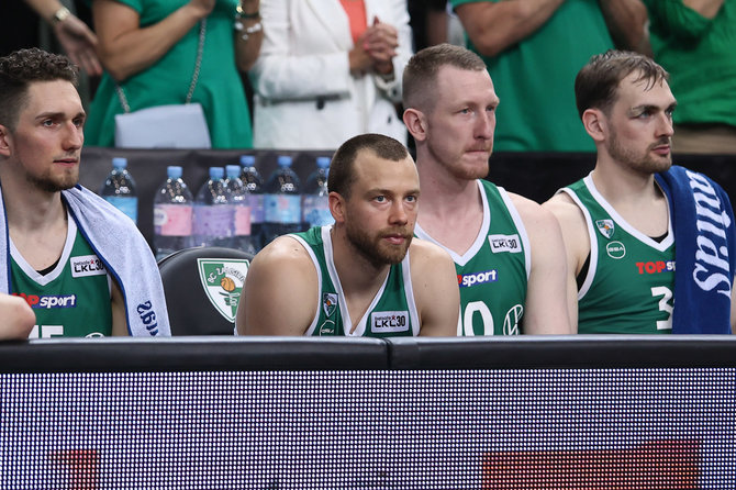 Eriko Ovčarenko / BNS nuotr./Kauno „Žalgiris“ LKL čempionai