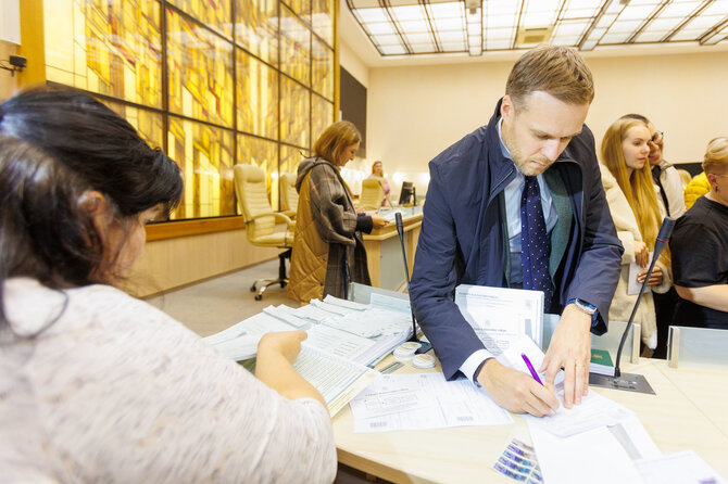 Eriko Ovčarenko / BNS nuotr./Gabrielius Landsbergis