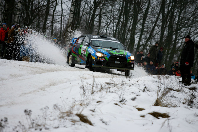 Mariaus Čiutelės nuotr./„Halls Winter Rally“ šeštadienis