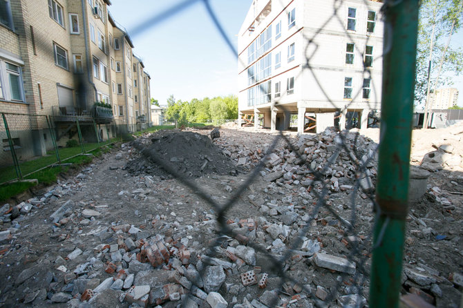 Eriko Ovčarenko / 15min nuotr./Statybų aikštelė