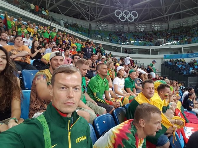 Asmeninio albumo nuotr./Gediminas Tankevičius Rio olimpiadoje