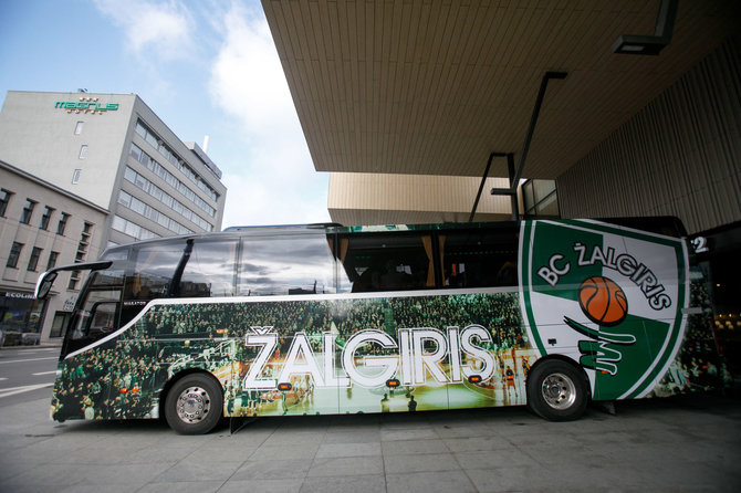 Eriko Ovčarenko / 15min nuotr./„Žalgirio“ autobuso pristatymas