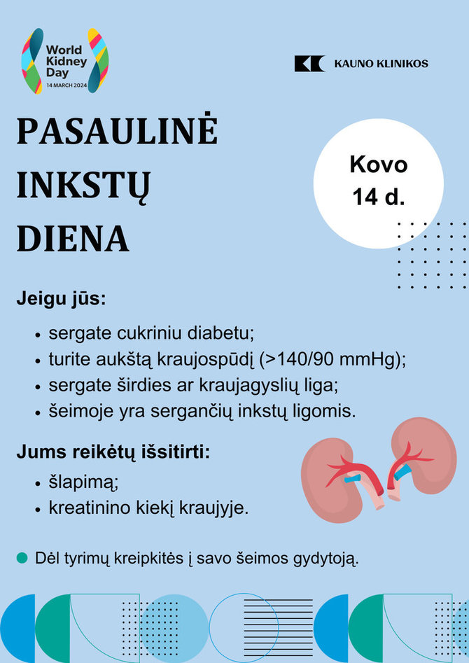 Kauno klinikų nuotr./Informacinis plakatas