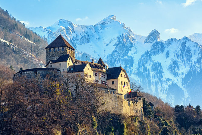 Shutterstock nuotr./Vaduz pilis Lichtenšteine