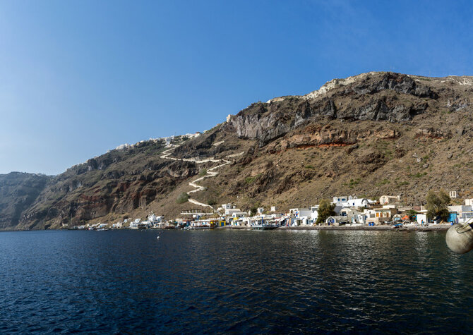 Shutterstock nuotr./Tirazija, Santorinas