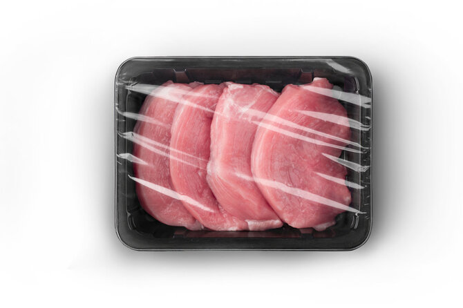 Shutterstock nuotr./Mėsa pakuotėje