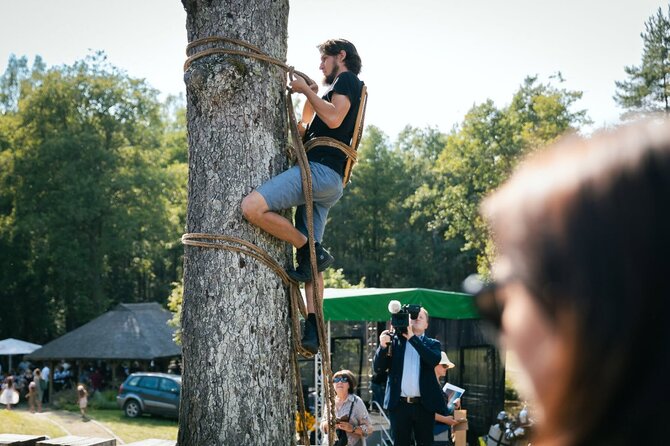 Muziejaus nuotr./Lenkų drevininkai šventėje