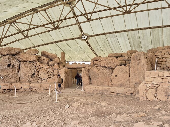 Asmeninės nuotr./Unikali vieta Maltoje – Ħaġar Qim ir Mnajdra Archaeological Park
