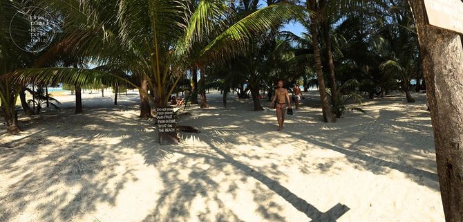 Atradome kitoje Koh Pangan salos pusėje laukinį paplūdimį