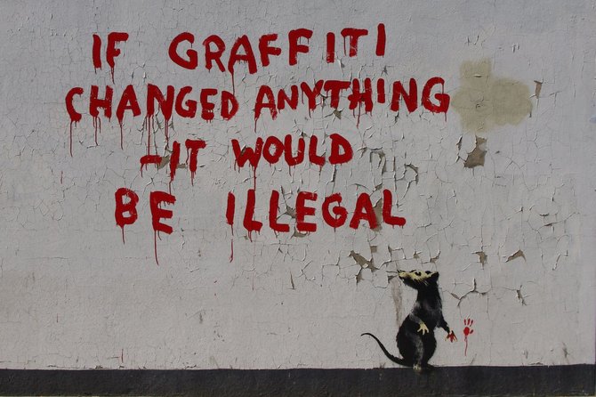 Piešinys „Jei grafitis galėtų ką nors pakeisti“