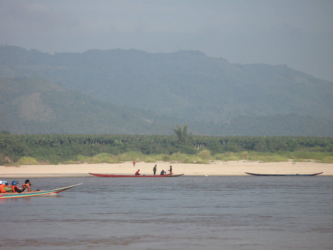 Godos Juocevičiūtės nuotr./Mekongo upė Laose