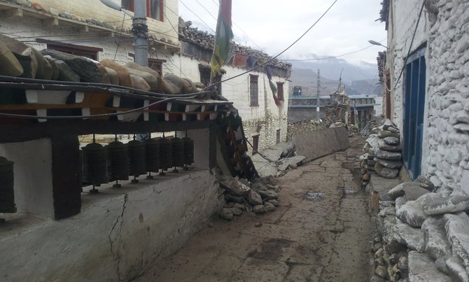 Ž.Necejauskaitės nuotr./Nepalas po žemės drebėjimo