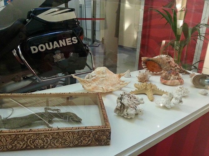 Muitinės muziejaus eksponatai – iš keliautojų konfiskuoti neleistini daiktai