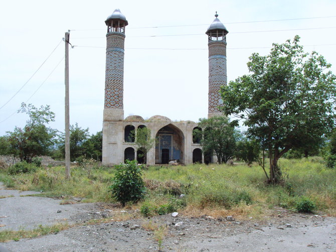 Agdamo miestas Azerbaidžane