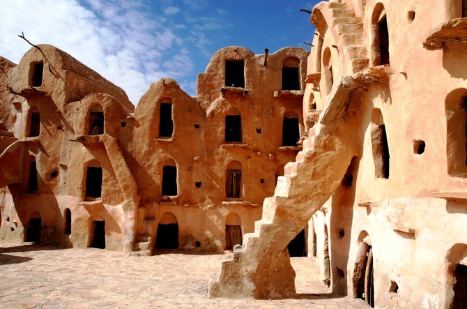 Ksar Ouled gatvė Tunise