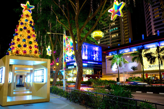 Bigstock.com nuotr./Kalėdos Singapūre
