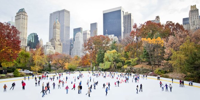 123rf.com nuotr./Niujorko centriniame parke čiuožinėti galima net rudenį