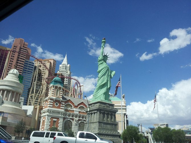 „T&G“ nuotr./Laisvės statulos kopija Las Vegase