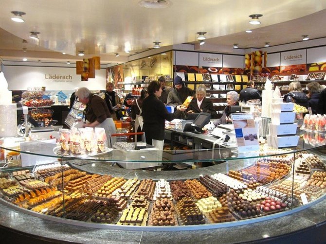 Kate Hopkins Flickr nuotr./Šokolado rojus Šveicarijoje