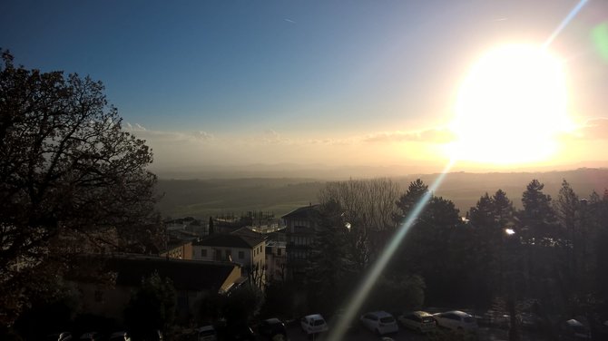 „Tavo Roma“ nuotr./Vaizdas iš „Grand Hotel Admiral Palace“ viešbučio kambario