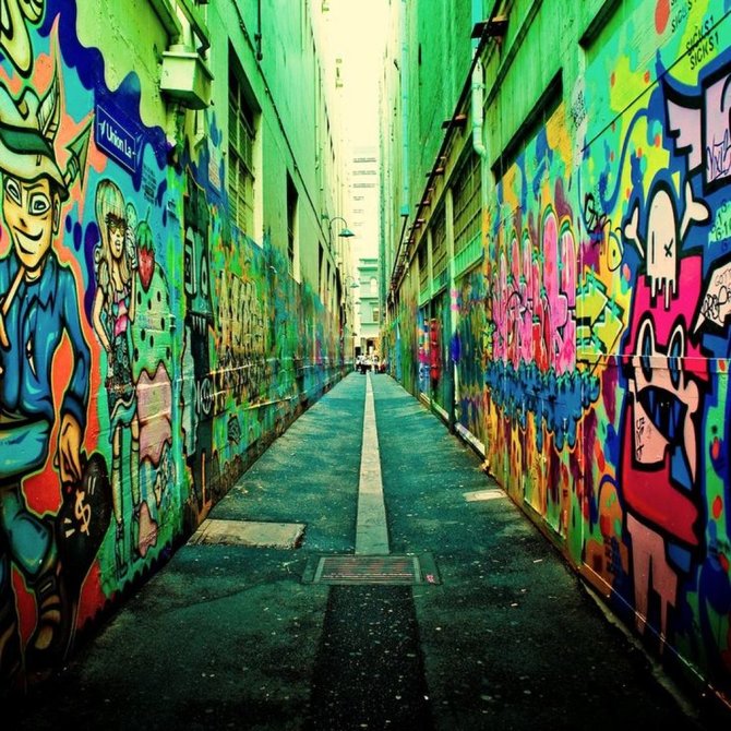 Grafičių sienos Melburne