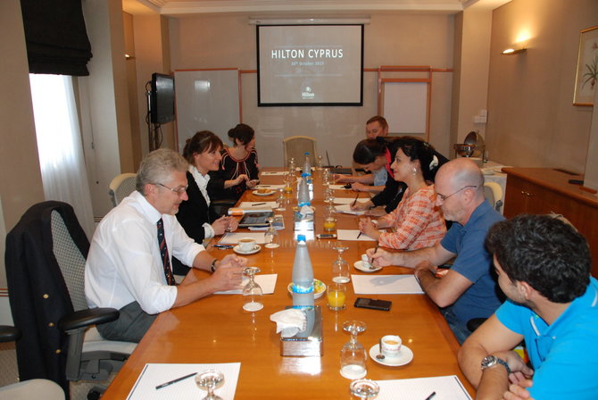 Partnerių susitikimas Kipre