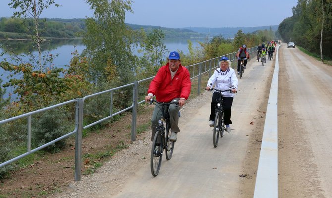 Ūkio ministerijos nuotr./Nuo Kačerginės dviračių tako atsiveria Nemuno slėnio vaizdai