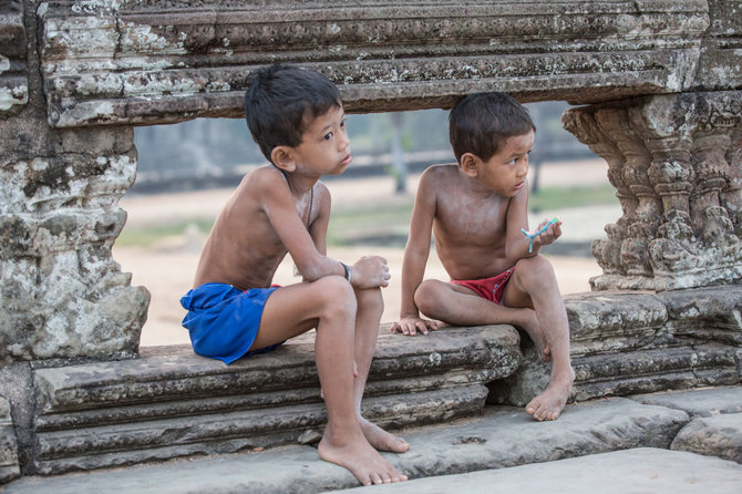 Irmos Tumalovičiūtės nuotr./Kambodžoje vaikai dažnai tampa išnaudotojų aukomis